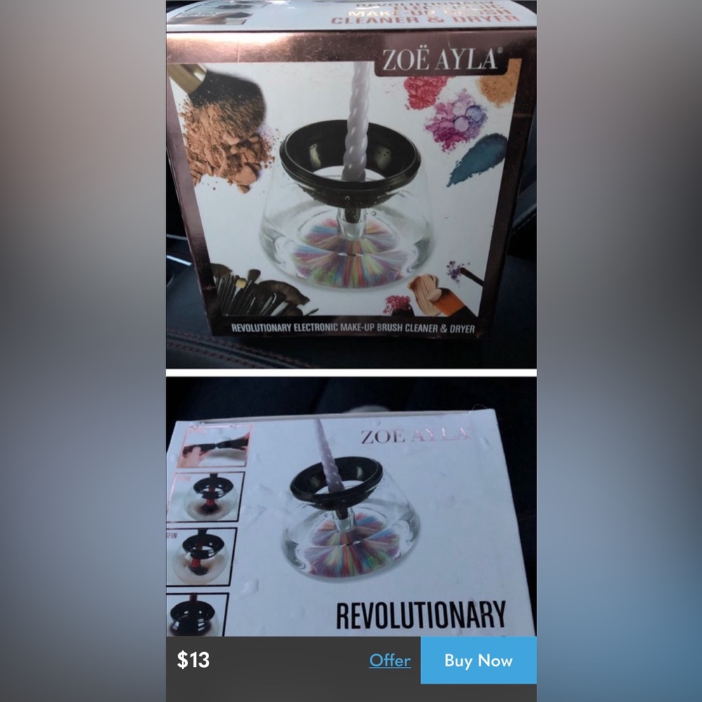 Zoë Ayla - Revolutionary Electronic Make-up Brush Cleaner and Dryer